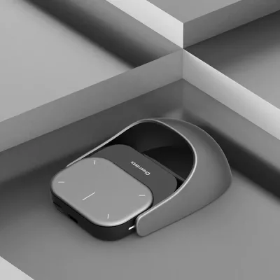 Wireless Bluetooth Detachable Ai Smart Mouse, Rechargeable Laser Pointer, Dual-Mode Office Gaming E-Sports Mouse, Silent